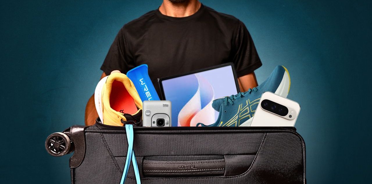 kit de viagem running